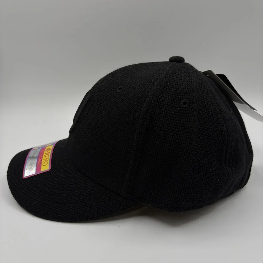 Juventus Hat Fan Ink Cap Strap Back One Size Black Soccer Football Official NEW